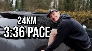 15 Miles at 5:48 Pace in the MUD (Fast Long Run)
