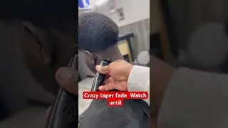 Crazy taper fade #barber #hairstyle #haircut #shorts #barberlove #fade #taperedcut #barberworld