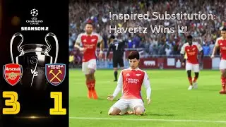 FIFA 23 EPL: Arsenal vs West Ham (3-1) - Dominant Home Win!