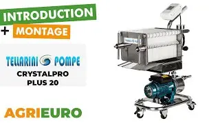 Presentation and assembly Tellarini CrystalPro Plus 20 - Wine filter with cartons and plates