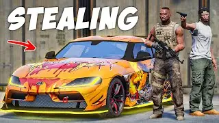 Stealing Monster Supra from Cartel sa GTA 5