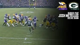 Josh Metellus | BLOCKS Punt To Set Up Great Field Positioning | MIN@GB | 2023 NFL SEASON