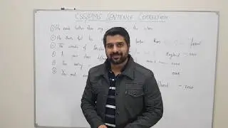 Sentence Correction | Past Paper Sentence Correction | CSS/PMS | Precis Paper | CSP Waqar Hassan