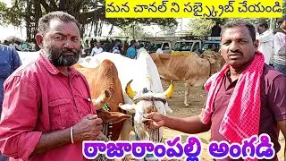 Animal Market In Rajarampally/Rajarampalli Pasula Angadi/Latha Sri Bandi YouTube Channel