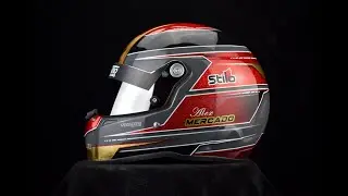 Custom Painted Stilo CMR Kart Racing Helmet for Alex Mercado