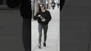 Ashley Greene Heading to Workout stills #actress
