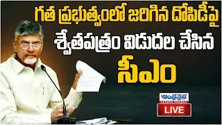 LIVE : CM Chandrababu Release White Paper on YCP Land Grabbing | TDP Live | Andhraprabha News