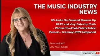 The Music Industry News - US audio on-demand streams up, Winnie-the-Pooh in public domain, etc.