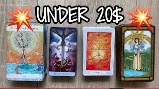 7 Fabulous Tarot Decks Under 20$ 🥳 Amazon Picks 🤓 Affordable Tarot Decks