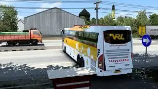 VRL VOLVO AT TOP SPEED || #vijayanand 💥|| BIG INDONESIA MAP || ETS2 1.43