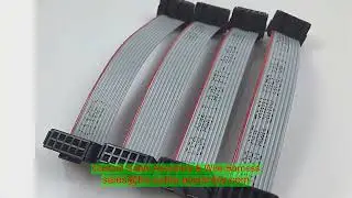 Custom Revserse 41P Contact Side Lvds EMI Shielded Ffc Fpc Cable 5 pin trailer wiring