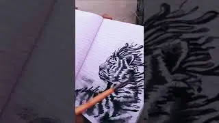Tiger illustration #devkumarillustration #drawing #illustration