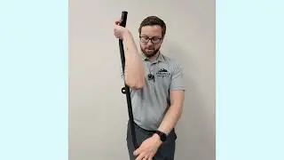 Shoulder External Rotation Stretch - Bar 