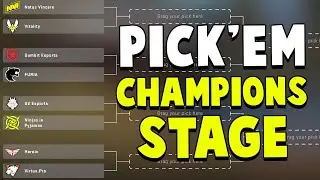 PGL Major Stockholm 2021 Pick'Em Champions Stage - My Picks! 🏆