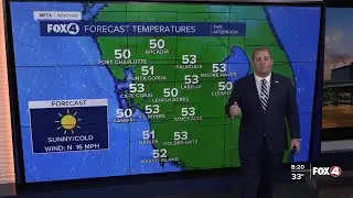 FORECAST: Cold and breezy to wrap up the weekend