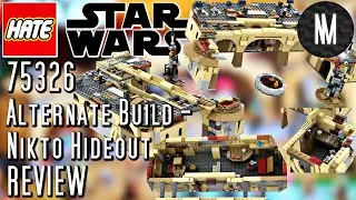 LEGO Star Wars 75326 Alternate Build - Nikto Hideout Arvala Review Alternative