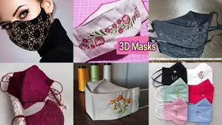 3D masks, designer masks, special edition embroidered masks
