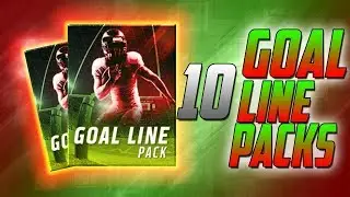 95+ PULLS!-10 GOAL LINE PACKS!-Madden Mobile 17