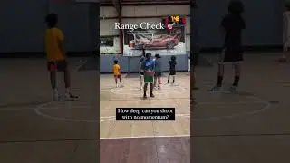 Comment your range, dont lie‼️😂 #basketball #basketballtraining #shorts #fyp #training #shooter