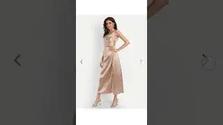 Emprall satin dress on Myntra 🌻#youtubeshorts #youtubeshorts #shorts #myntra