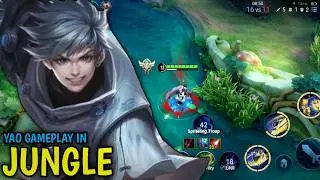 Honor Of Kings : Yao Gameplay In Jungle | Best Build Yao - HOK