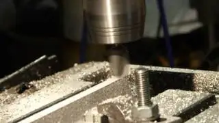 Casting and machining a SBR16 support rail for a CNC machine.