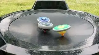 Beyblade Battle Royale: Grand Cetus WD145RS vs Flame Libra T125ES vs Ray Gil 100RSF