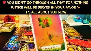 ❤️✨ JUSTICE WILL BE SERVED IN YOUR FAVOR! IT'S ALL ABOUT YOU NOW! TAROT LOVE MONEY ABUNDANCE