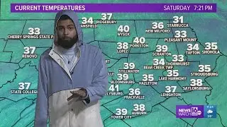 7PM Update: Colder and breezier for Sunday, even a few snow showers possible