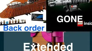 Lego News 4th October 2024 - Brite Bomber extended, Sail Barge back order, lightsaber GWP gone!
