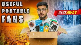 Useful Portable Fans Under ₹150 &ndash; Unboxing + Giveaway! 🌀🔥