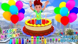 Little Singham Celebrate Kicko Birthday In Gta 5 🥳| Little Singham Saved All His Friends