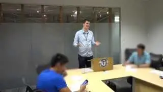 Toastmasters Sergeant at Arms example - Geoff Peters at Best Run Toastmasters in Vancouver BC Canada