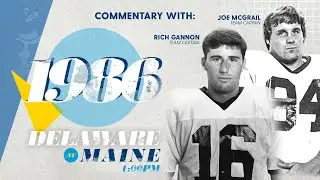 Delaware Football Rewind - 1986 Delaware at Maine