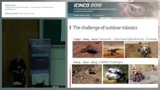 "Rough Terrain Mobile Robotics..." Prof. Faïz Ben Amar (ICINCO 2015)