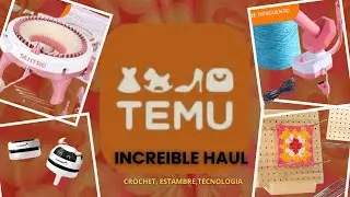 ¡INCREÍBLE HAUL TEMU 🧶 CROCHET, GANCHOS, ESTAMBRE Y MÁS CON SUPER PRECIOS! TEMPORADA 2025 
