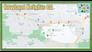 Rowland Heights CA LA County Puente Hills Town Center Mandarin Plaza  Pacific Plaza Hong Kong Plaza