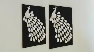 Wall Hanging craft ideas/aluminium foil craft/beautiful room decor idea