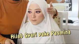 Tutorial Hijab Syar'i Pakai Pasmina Buat Pengantin ala Yenni Quinn