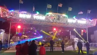 New York New York Superbob Funfair Ride 80's Soundtrack #funfair #fairground #fairrides #lightshows