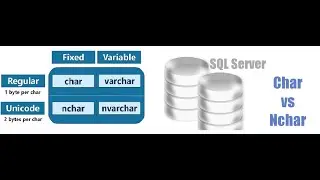 What is Difference between CHAR  VARCHAR NCHAR and NVARCHAR