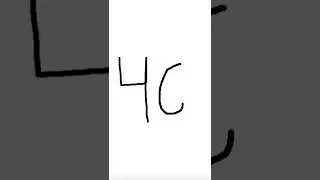 Drawing the number 46