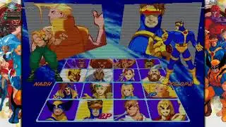 Рейтинговый матч X-Men против Street Fighter: Бронза против Бронзы #marvelvscapcomfightingcollection