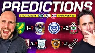 CHAMPIONSHIP PREDICTIONS WEEK 29
