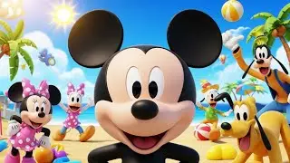 Mickey Mouse and Friends 🌞 Summer Fun Adventure | 3D Cartoon for Kids