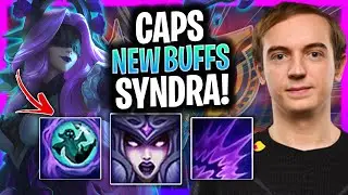 CAPS IS A BEAST WITH SYNDRA NEW BUFFS! | G2 Caps Plays Syndra Mid vs Zoe!  Season 2025