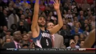 [1.20.12] Ricky Rubio - Clutch Game Tying Three Pointer Vs Clippers