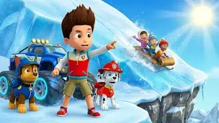 PAW Patrol: Rescue Wheels to the Rescue! 🛞❄️ | Monster Truck Sledding Save & Icy Mountain Rescue!