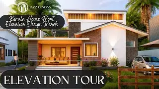 🏡 Kerala House Front Elevation Design Trends | ✨ Modern Architecture 🏠