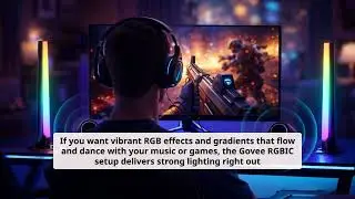 Govee RGBIC H6047 vs Philips Hue Play Light Bars | Which Gaming Lights Are Better?